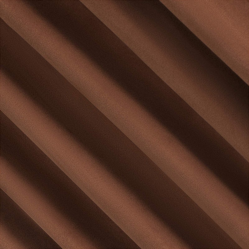 Sun Zero Hampshire Velvet Noise Reducing Thermal Extreme Total Blackout Back Tab Curtain Panel, 50" x 96", Terracotta Orange - Image 4